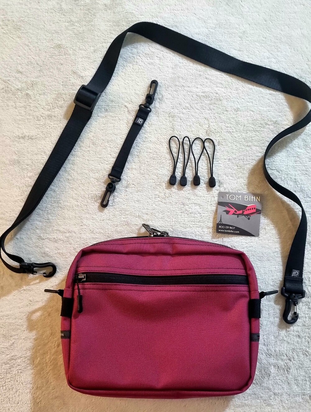Tom Bihn Side Kick Raspberry Ballistic/Lemonade